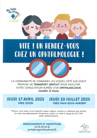 Ophtalmo Avril - Juillet 2025
