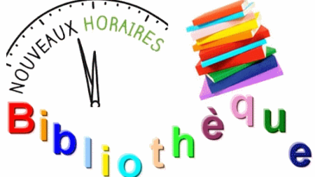 Changement horaires Médiatheque