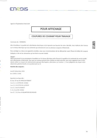 ENEDIS DECEMBRE 2025