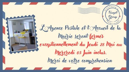 fermeture mairie et agence postale mai 2026