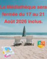 FERMETURE  MEDIATHEQUE