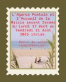 fermeture agence postale Août 2026