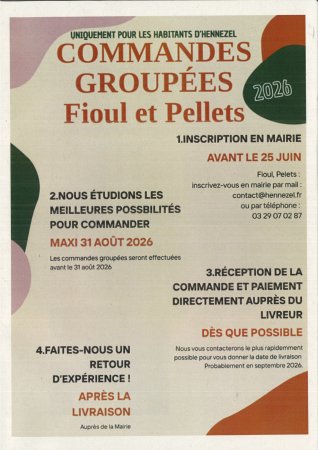 commandes groupées juin 2026